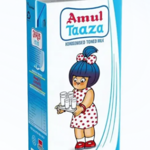Amul Taaza Homogenised Toned Milk – 1000 ML