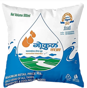 Gokul Taaza Toned Milk – 500 ML