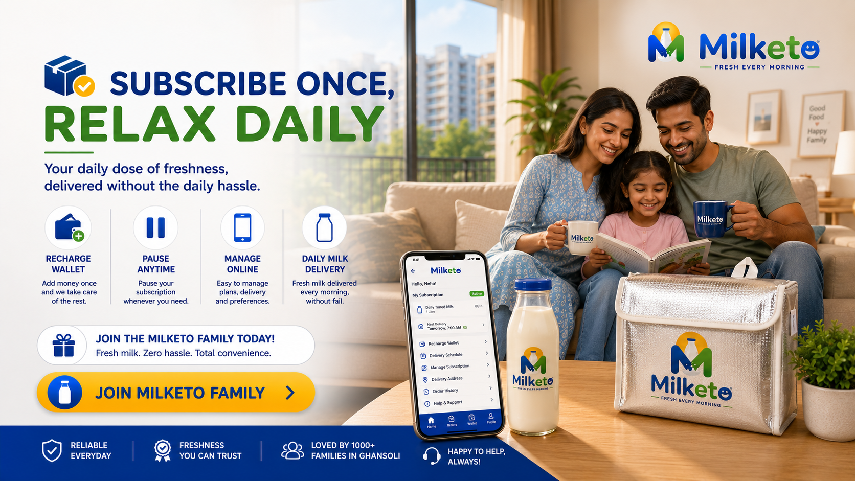 Subscribe Once Relax Daily